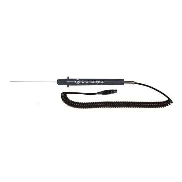 Hypodermic RTD Probe, 100 Ohm, 5-ft Coil